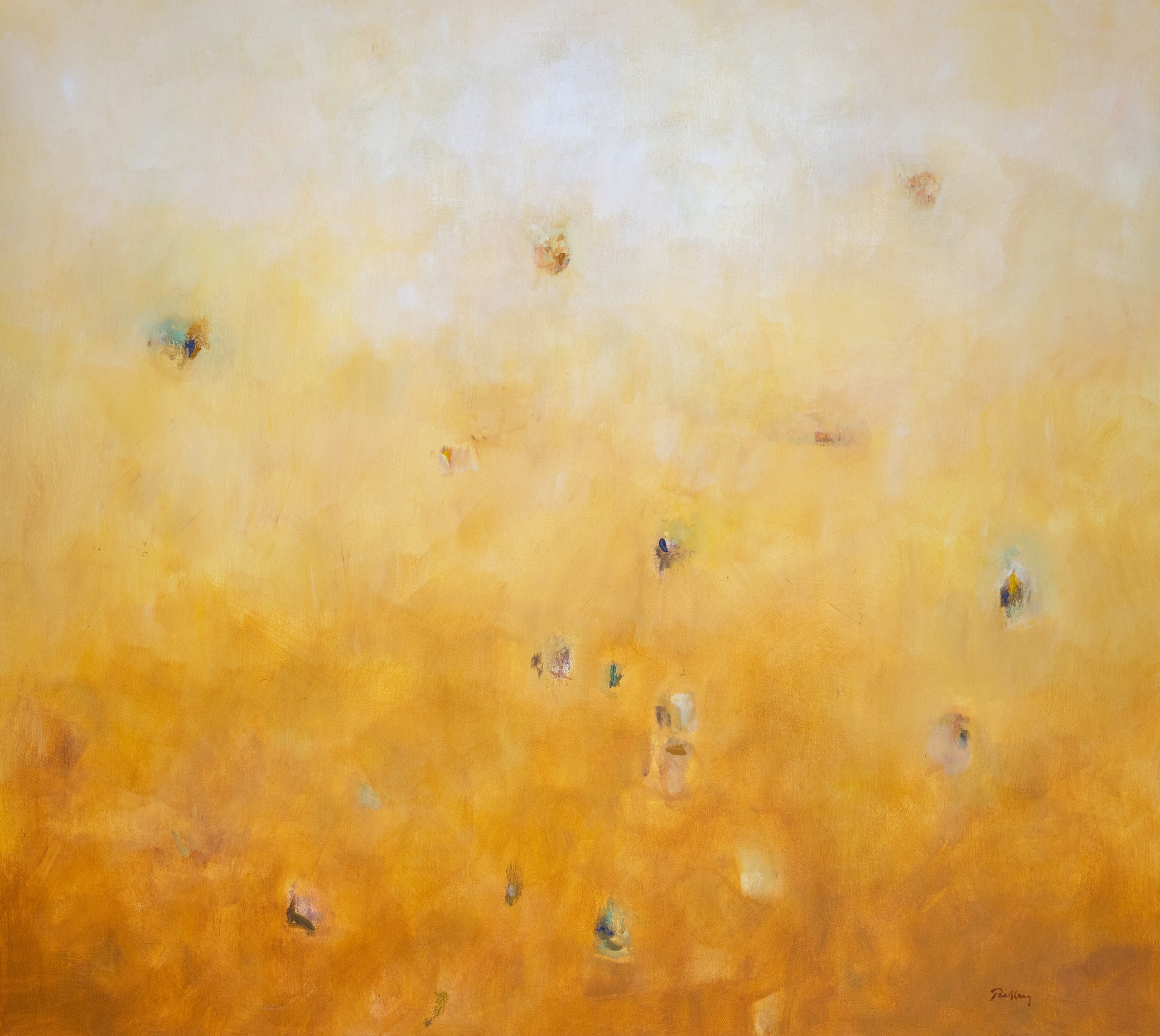 Inheritance Gold draws its glow from the land itself—layers of warm, earthen colour suggesting the treasures we hold close, where heart and landscape quietly meet.